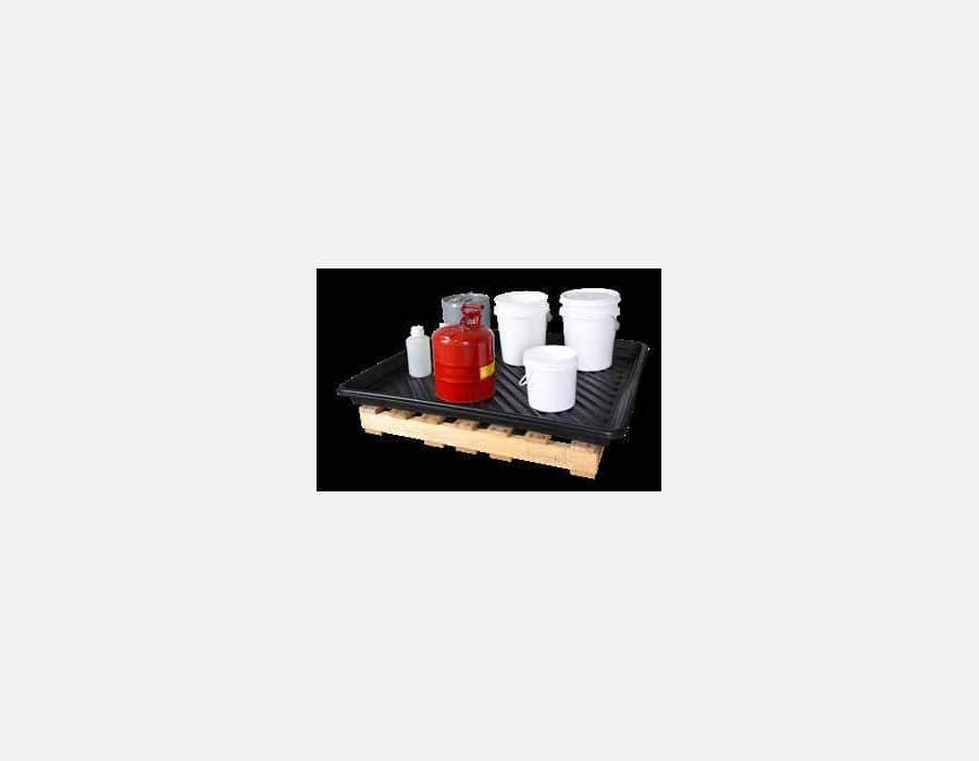 Ultra-Utility Tray Keep messy drips and spills o warehouse and factory floors