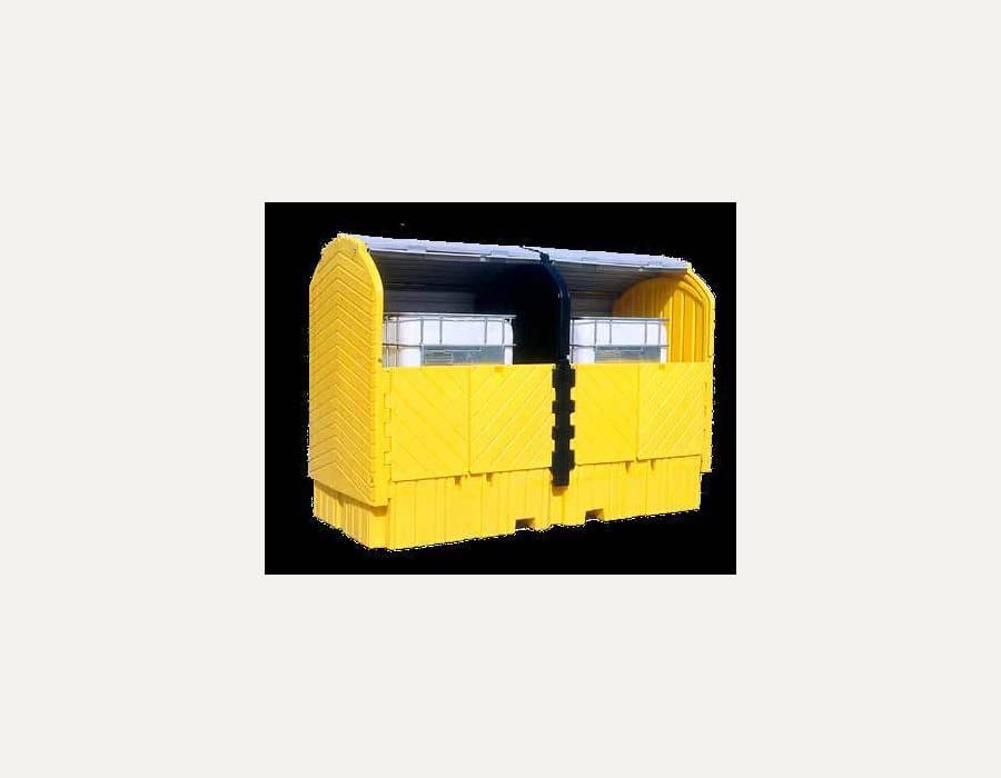 Ultra-IBC Hard Top Steel Model - T win IBC Hard Top Without Drain product photo