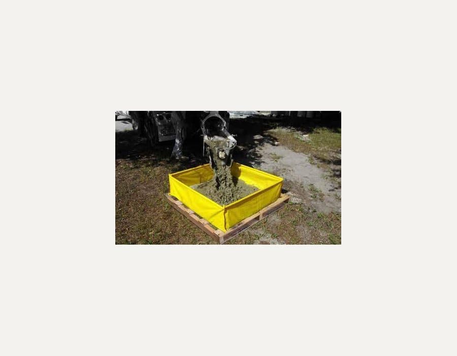 Ultra-Concrete Washout Berm One-piece, portable berm provides easy, onsite washout containment product photo