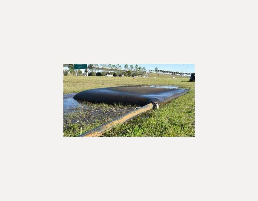 Ultra-Dewatering Bag Contain sediment pumped out during dewatering operations - Optional Hose Connector for 4" hoses